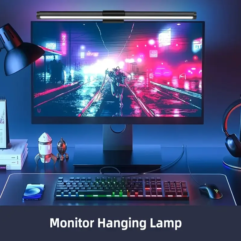 מנורת LED למסך מחשב עם פיזור אור