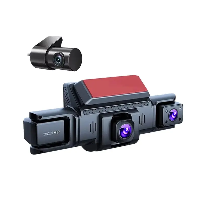 מצלמת דרך לרכב WiFi, עם מצלמה אחורית, קדמית ואחורית – 1080P, Wifi