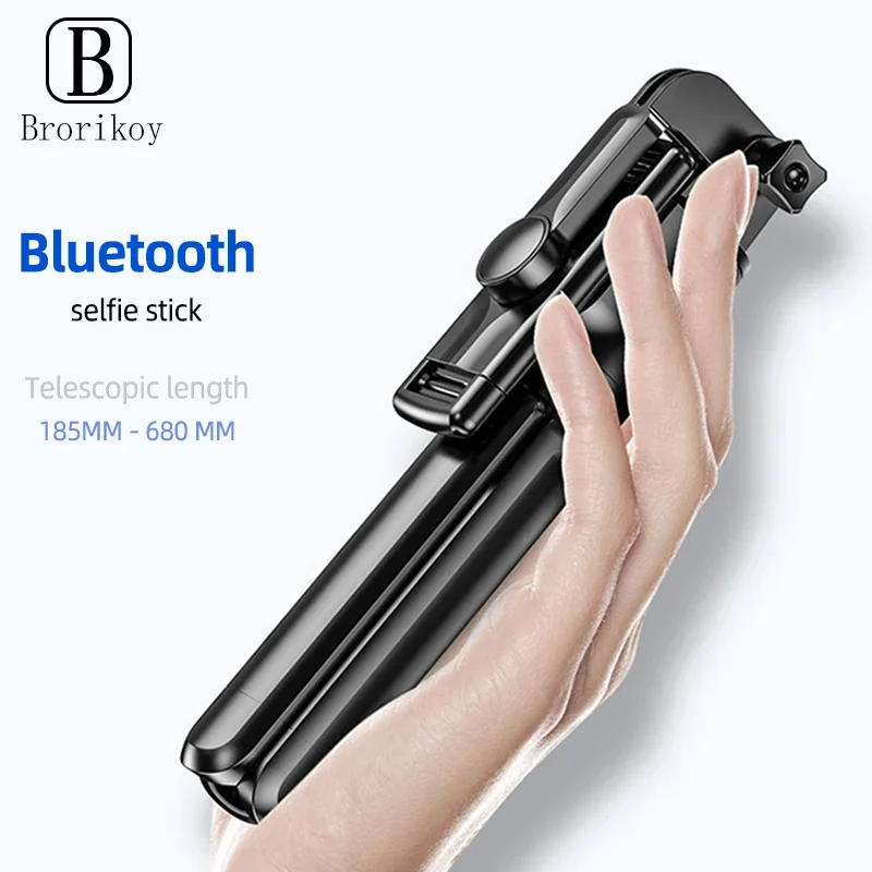 מקל סלפי ומשולש עם שלט Bluetooth