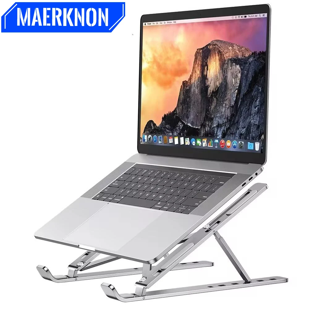 מעמד מחשב נייד אלומיניום מקרר Portable