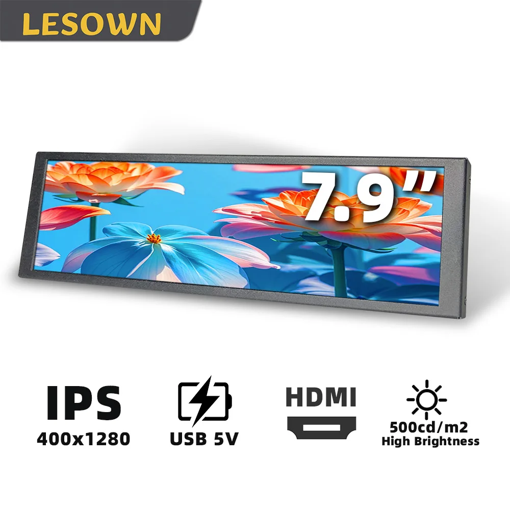 LESOWN מסך נייד דק 7.9-8.8 אינץ' חיצוני