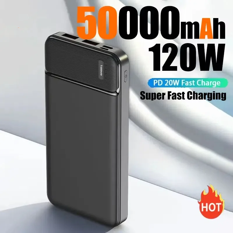 סוללת גיבוי 50000mAh 120W