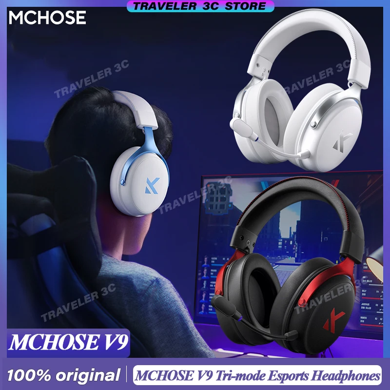 אוזניות גיימינג MCHOSE V9 Pro עם ביטול רעשים