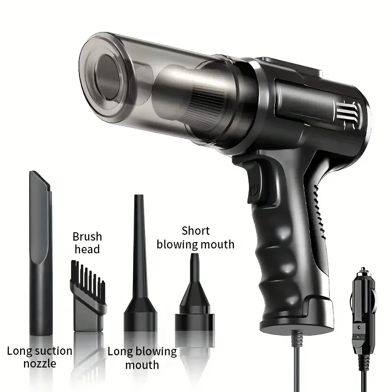 שואב אבק לרכב נייד, ידני, מיני – 100W, 12V