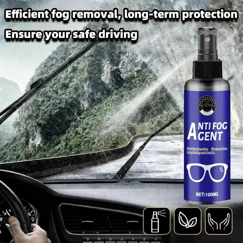 ציפוי / ספריי נגד אדים לשמשות למראות, לשמשה קדמית, למשקפיים – 100ml