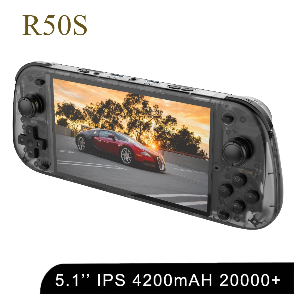 קונסולת משחקים רטרו ניידת R50S 5.1 אינץ' עם WiFi וזיכרון 128G