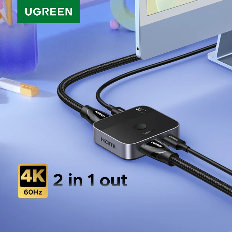 UGREEN מתאם USB HDMI 4K למסך ביתי