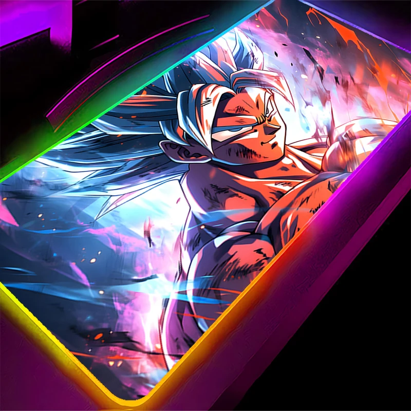 מזרן עכבר גיימינג RGB LED ודגם Dragon Ball
