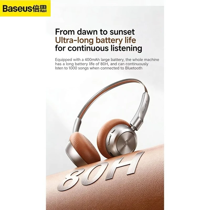 אוזניות Baseus BH1 Air Bluetooth גיימינג