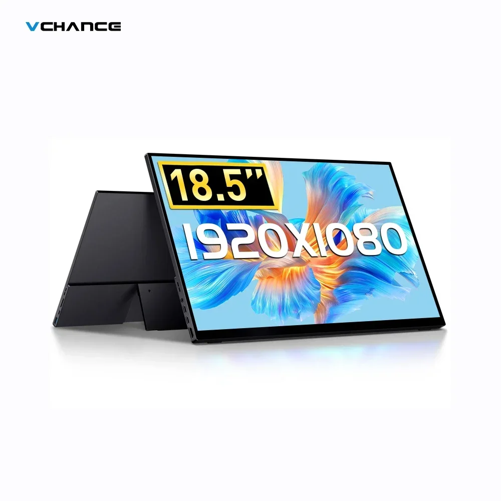 מסך נייד 18.5 אינץ' FHD IPS עם מעמד אללומיניום