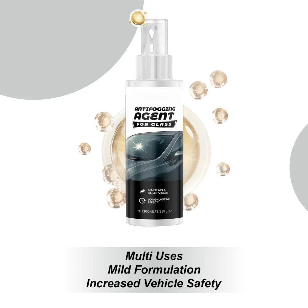 מנקה זכוכית נגד אדים לשמשה קדמית – 100ml