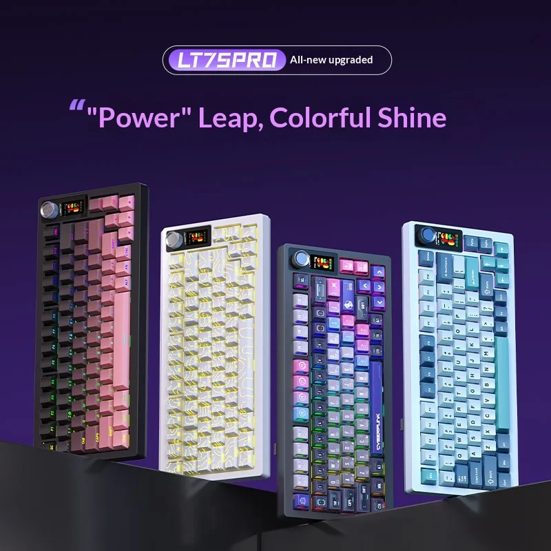 Langtu מקלדת מכנית מתקדמת עם תאורת RGB