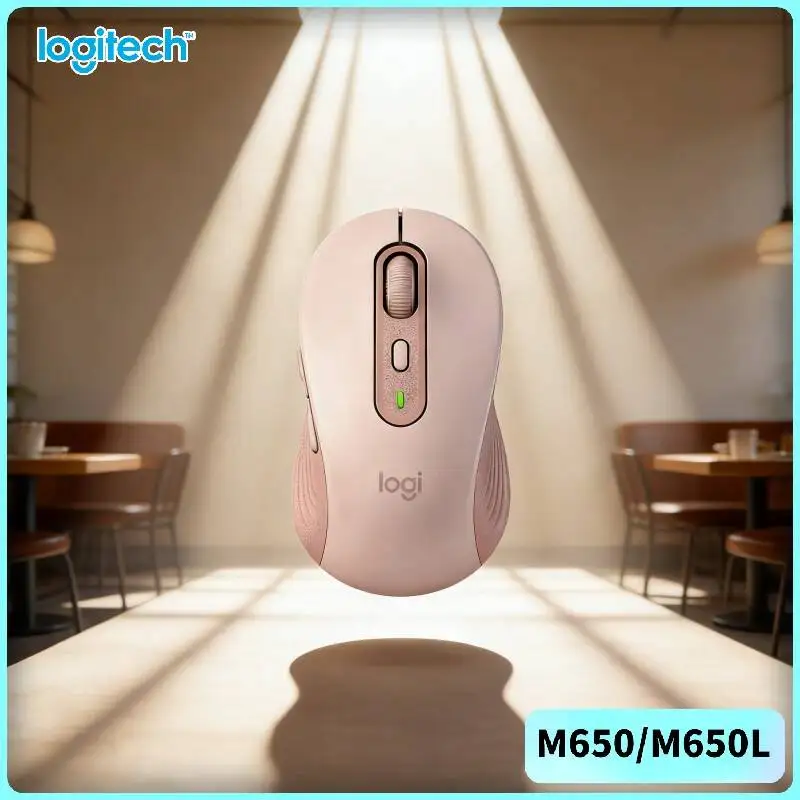 עכבר אלחוטי Logitech M650, שקט ומותאם לאחיזה נוחה