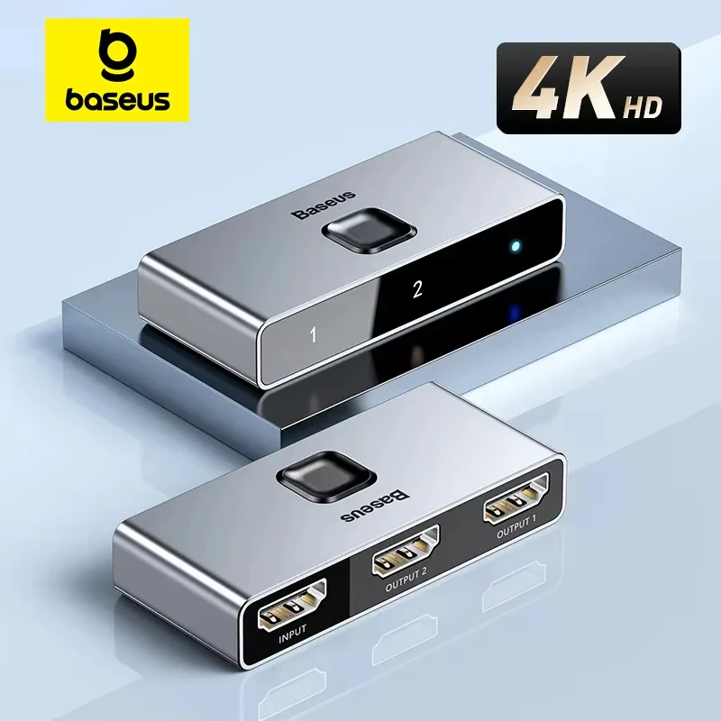 Baseus מחלק וידאו ואודיו HD 4K