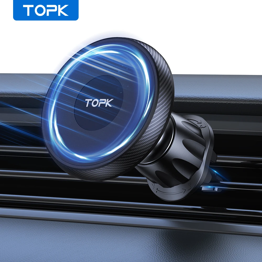 TOPK מעמד מגנטי לטלפון ברכב