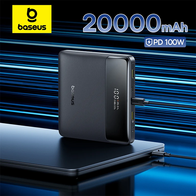 Baseus ספק כוח נייד 100W PD 20000mAh