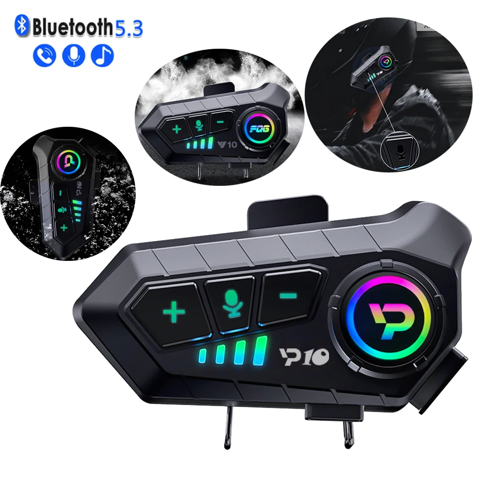 דיבורית Bluetooth לקסדה עמיד למים, אלחוטית – Bluetooth