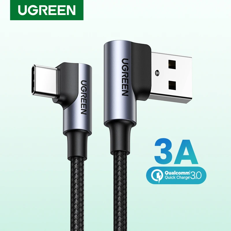 כבל UGREEN USB-C עם זווית 90 מעלות