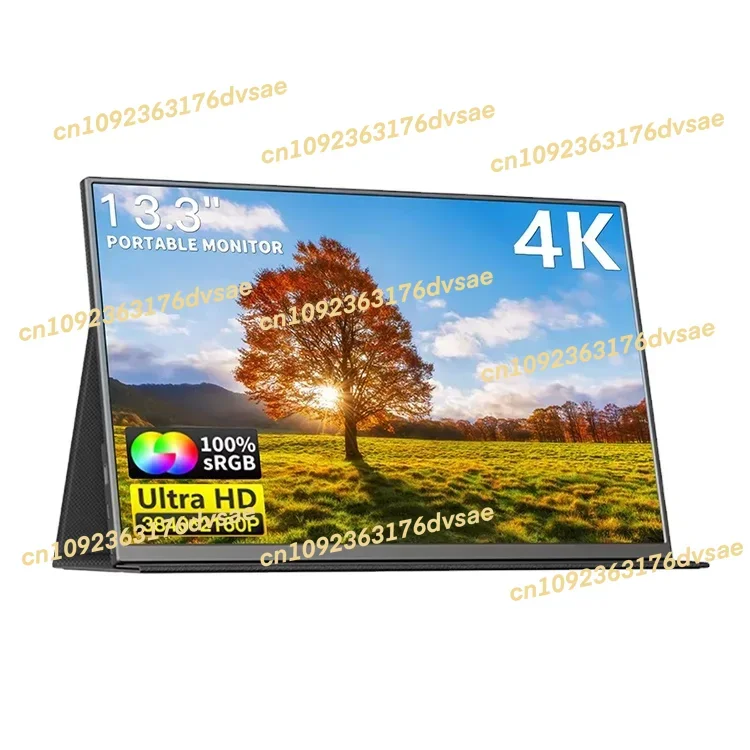 מסך נייד 13.3 אינץ' 4K עם חיבור USB