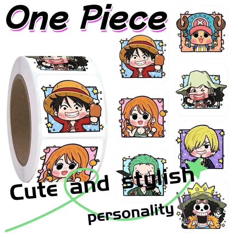מדבקות One Piece ציוריות ליומנים ונוברטרים