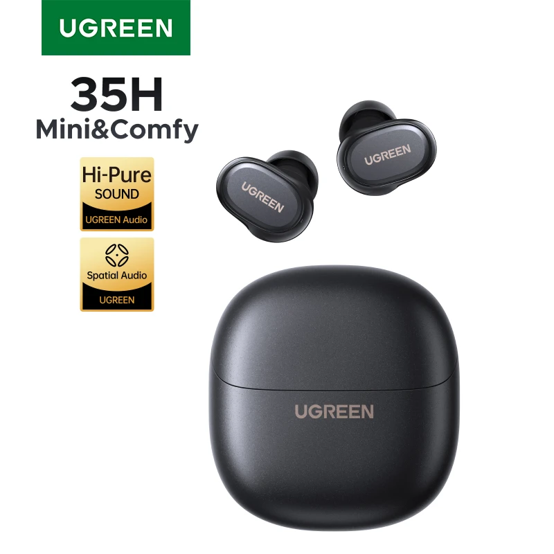 UGREEN אוזניות אלחוטיות Bluetooth עם בס עמוק