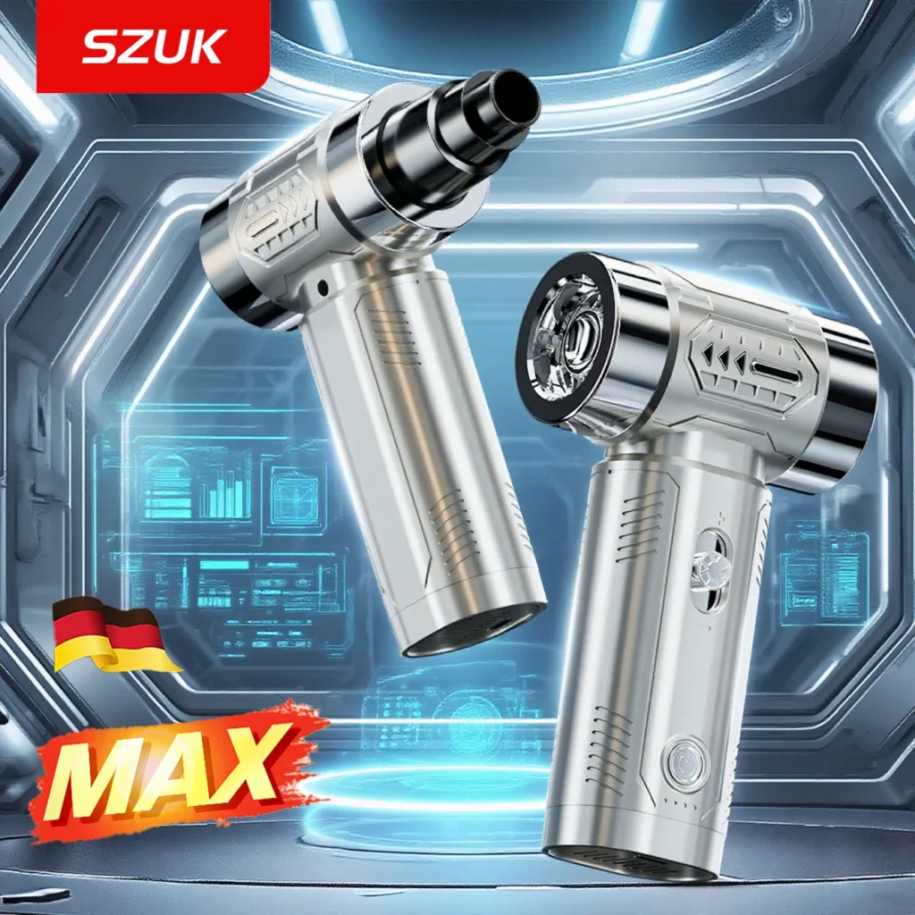 מפוח / שואב אבק לרכב נייד, ידני, מיני