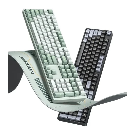 UGREEN מקלדת גיימינג מכנית קווית 108 מקשים