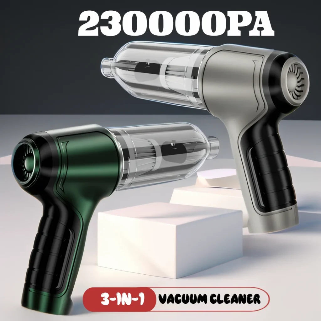 שואב אבק לרכב אלחוטי, נייד, ידני, מיני