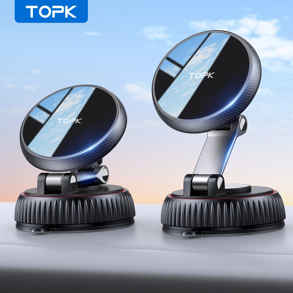 TOPK מעמד מגנטי לטלפון ברכב