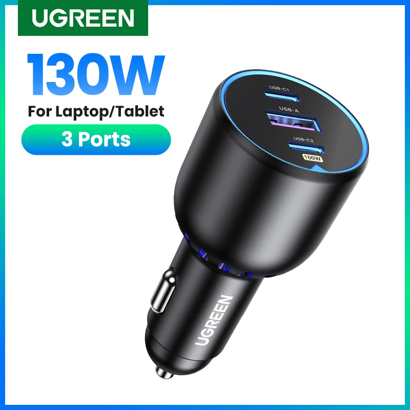 UGREEN מטען לרכב 130W