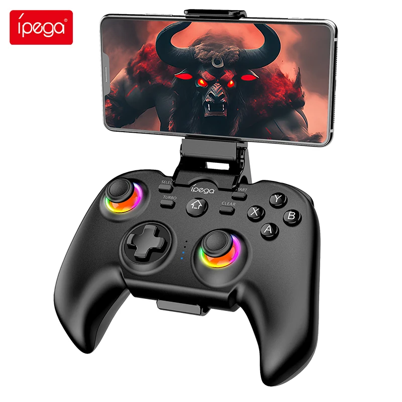 Ipega מקלט משחק אלחוטי עם תאורת אווירה RGB
