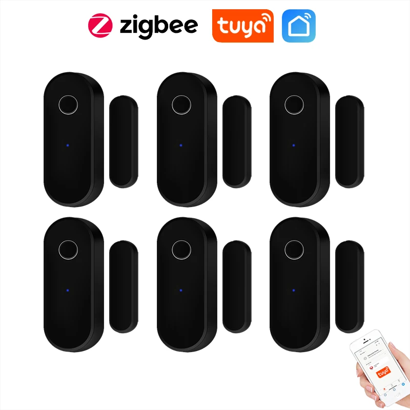 חיישן דלת/חלון חכם Zigbee לאבטחה ביתית