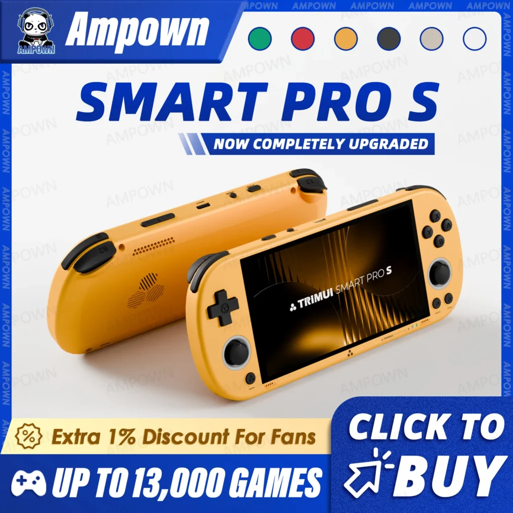 TRIMUI קונסולת גיימינג ניידת SMART PRO S