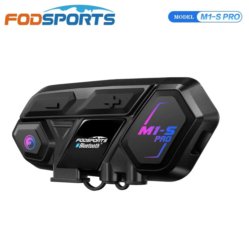 Fodsports דיבוריות אופנוע Bluetooth לכיסוי קסדה