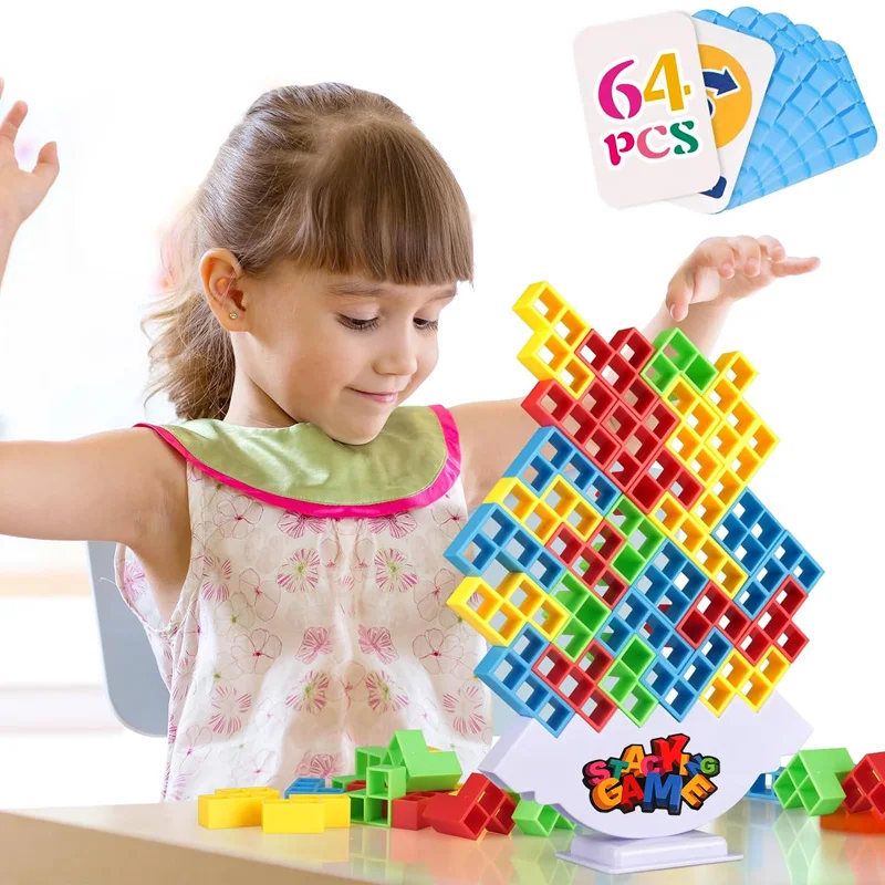 משחקי בנייה ומגדלים Balance למשפחה
