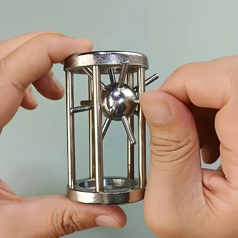 משחק פאזל ממתכת Stainless לאתגר מבוגרים