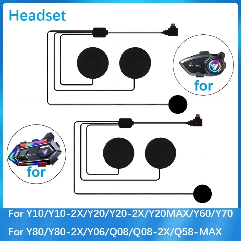 Headset Bluetooth לדיבוריות אופנוע וקסדה