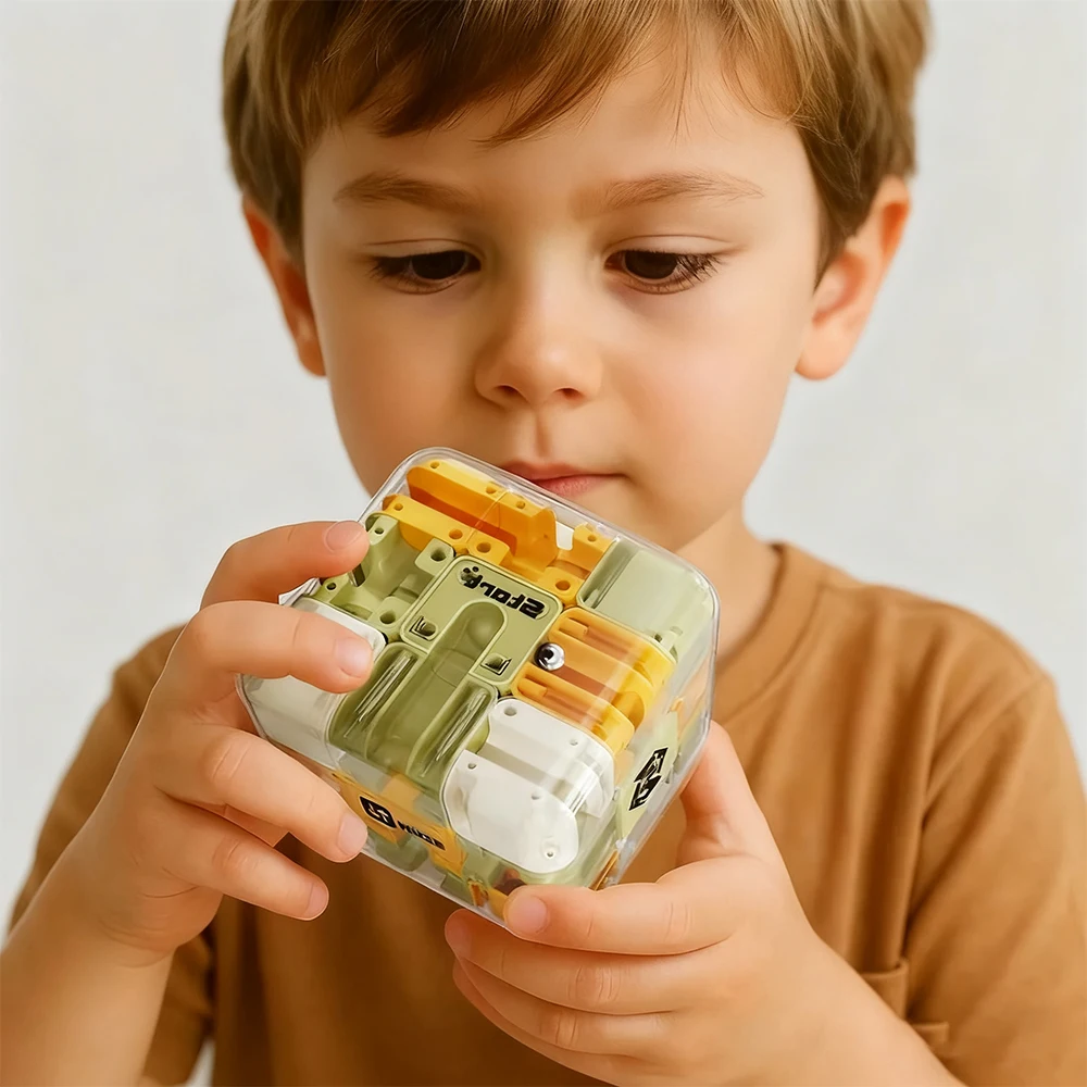 קוביית מבוך 3D לחידוד החשיבה