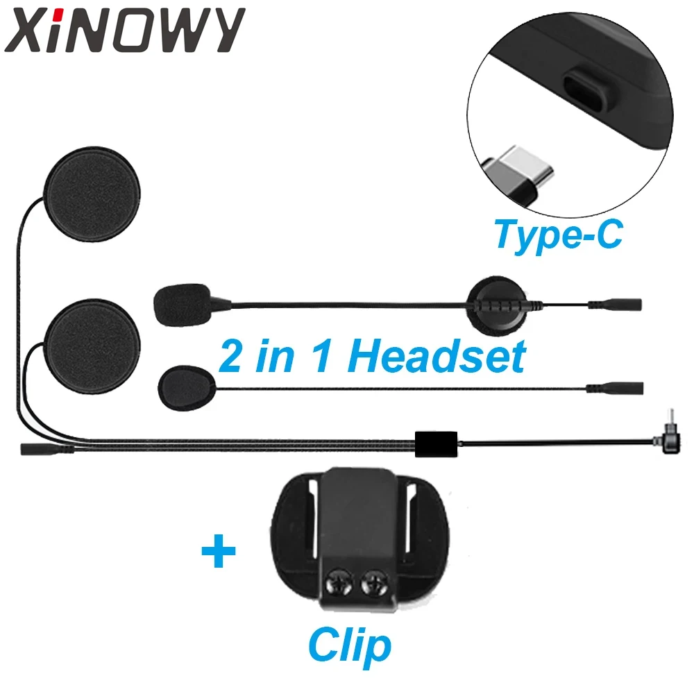 דיבוריות Bluetooth לקסדת אופנוע Suitable למודל XINOWY V6 Plus