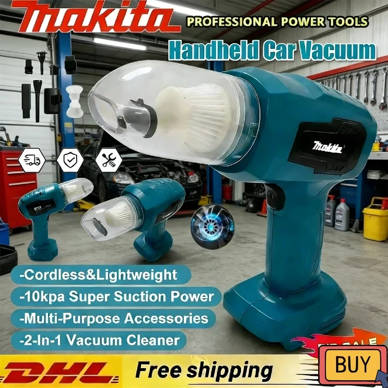 שואב אבק מיני לרכב Makita רב תכליתי